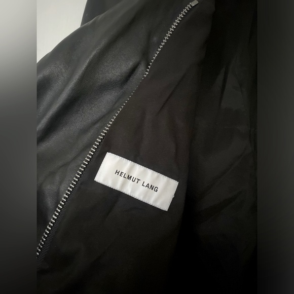 Helmut Lang Asymmetric Leather Jacket - Picture 5 of 6